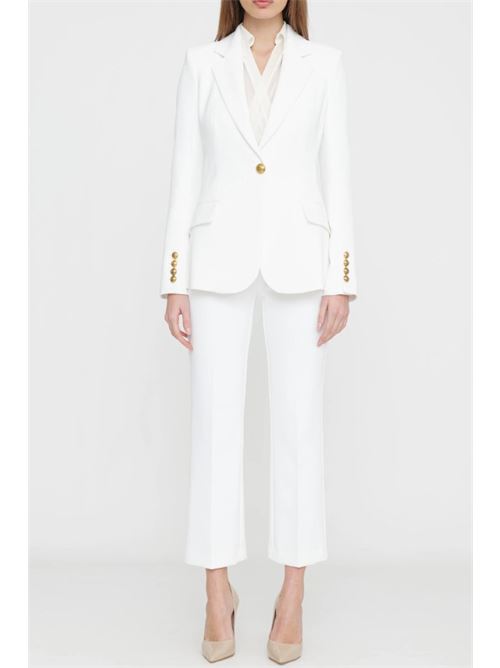 Single-breasted crepe suit ELISABETTA FRANCHI | TP00151E2.360